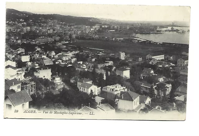 Algerie  Alger  Vue De Mustapha Superieur