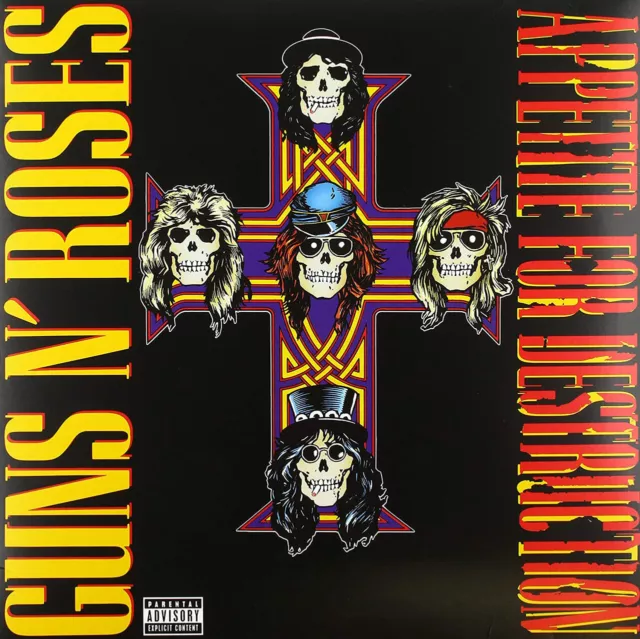 Guns N' Roses 'Appetite For Destruction' CD Jewel Case - Nouveau et Scellé