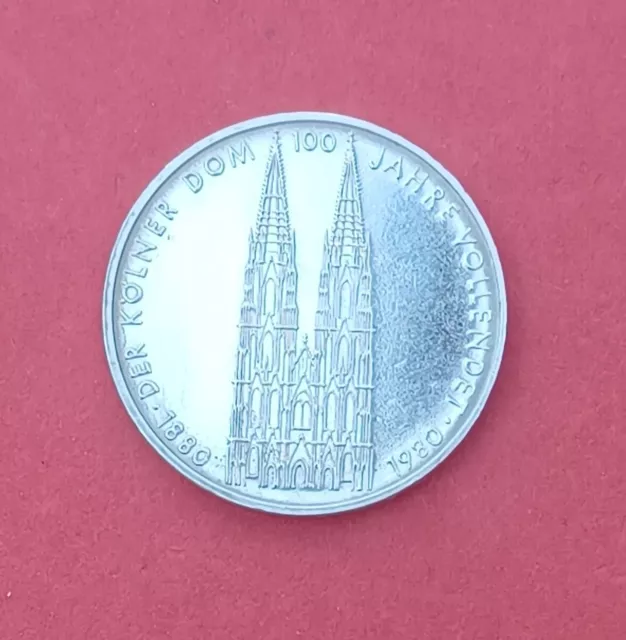 BRD 5 DM Gedenkmünze - Kölner Dom - 1980 - 5 Deutsche Mark