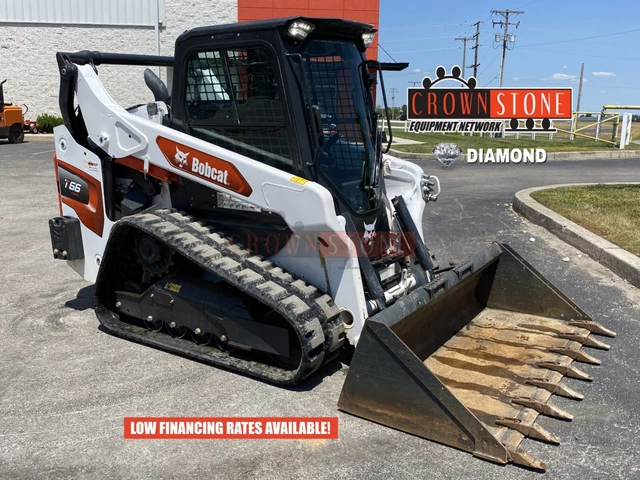 2022 Bobcat T66 Track Loader, 593 Hrs, Erops, Heat/Ac, Sjc, Rear Cam, New Tracks