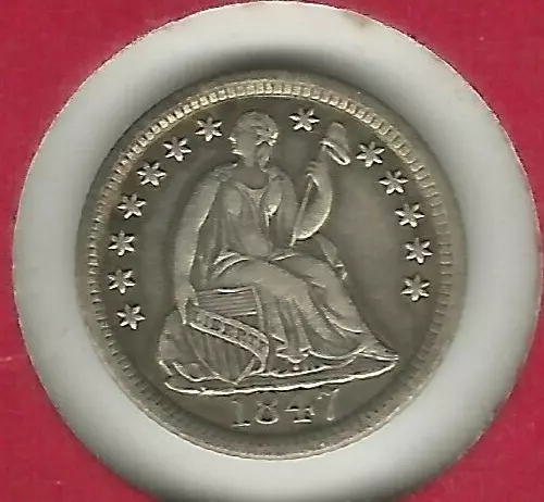 1847-P Seated Liberty Half Dime