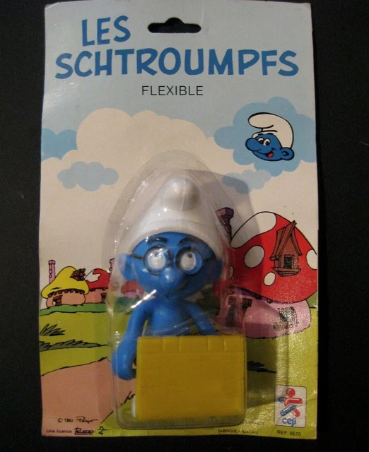 Les Schtroumpfs - Clip / Peluche à pince - Schtroumpf #1 (neuf sous