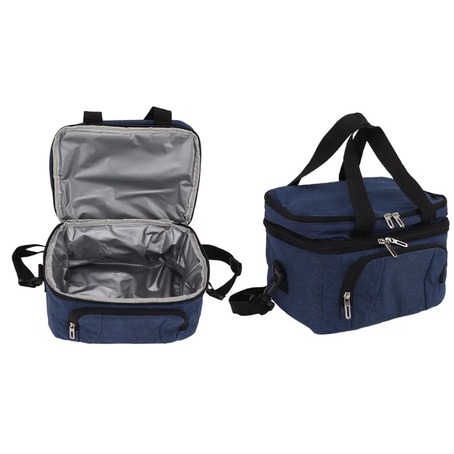 (25L) Sac à Lunch Isotherme Tissu Oxford Et Poignée Robuste étanche