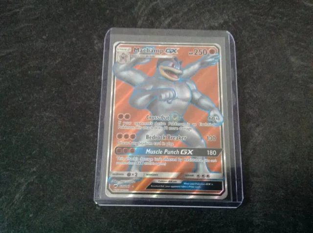 Pokemon Burning Shadows Machamp Gx Full Art 135/147