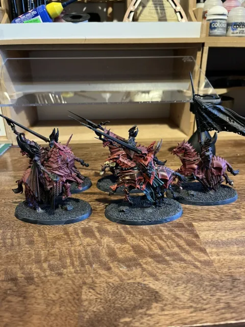 Games Workshop Warhammer Age of Sigmar Soulblight Gravelords Blood Knights x 5