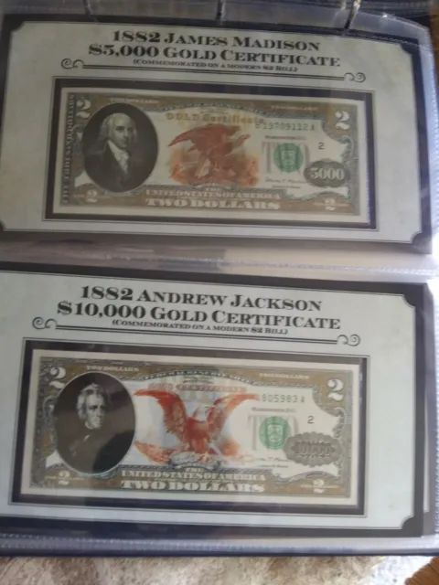 United States masterpieces of american currency pictorial & information guide