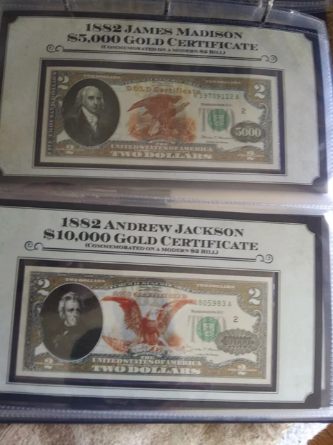 United States masterpieces of american currency pictorial & information guide