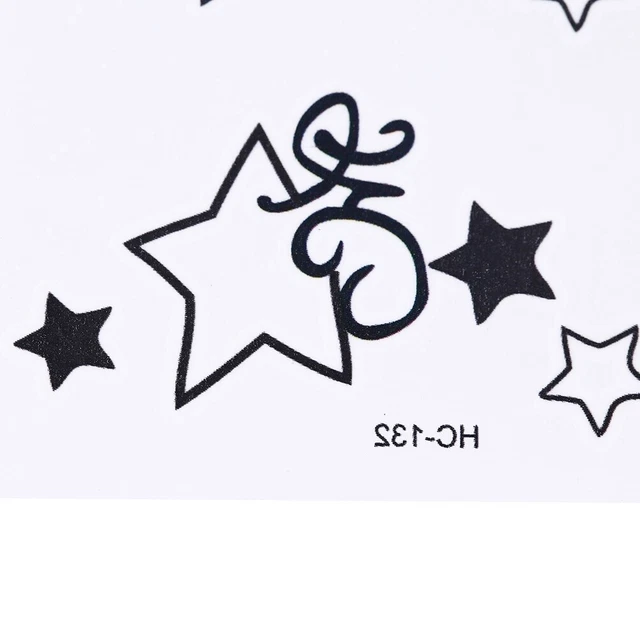 Flash Tattoos Metallic Gold/Schwarz – Temporäre Klebetattoos Für Partys, Strand, Festival (1 Blatt)