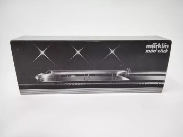 Marklin Mini Club Treno Aerodinamico Schienezeppelin In Scatola Funzionante