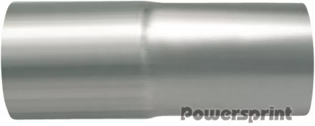 Powersprint Edelstahl Auspuff Reduzierrohr 60 auf 55mm Adapter Sportauspuff