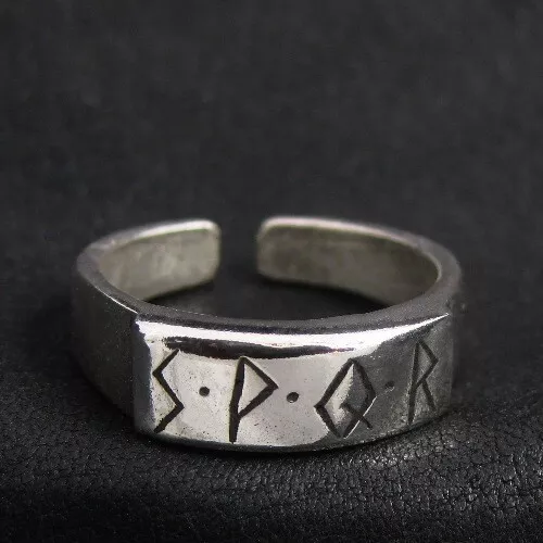 925 Silver SPQR Ring from Ancient Rome. Roman Empire Historical Reenactment.