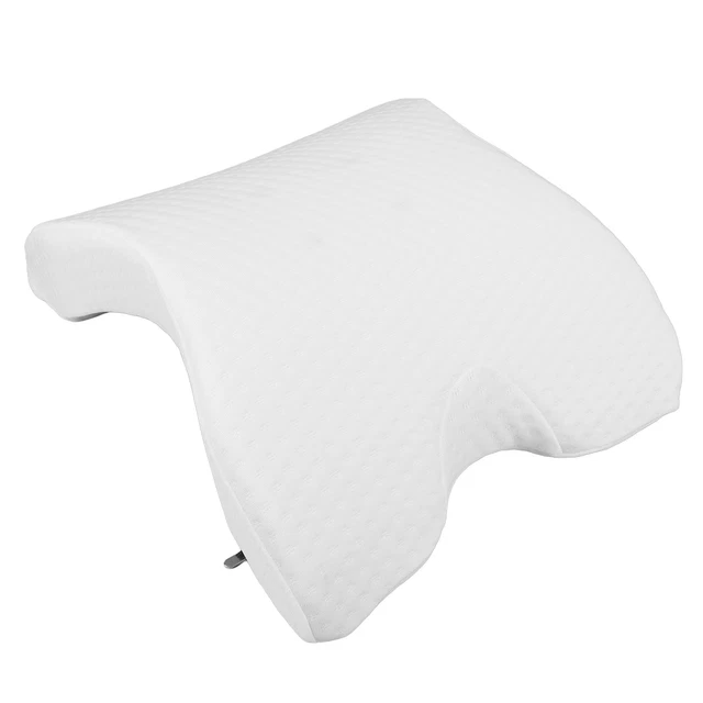 Left Arm Water Cube Couples Pillow Arched Cuddle Pillow With Slow Rebound Memory Foam For Arm Rest Hand Pillow Fa1135