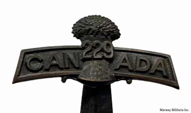 WW1 CEF 229th Battalion (South Saskatchewan) Shoulder Title Badge