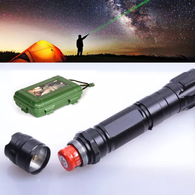 Laserpointer 532NM 1MW Grün Strahl Licht LED Taschenlampe Mini Laser Beam Light·