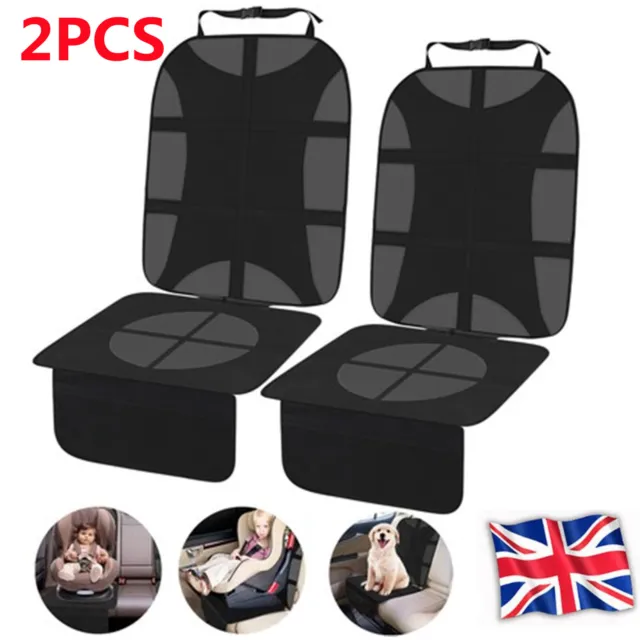 2PCS Child Baby Car Seat Protector Safety Mat Cushion Cover Non-Slip Waterproof