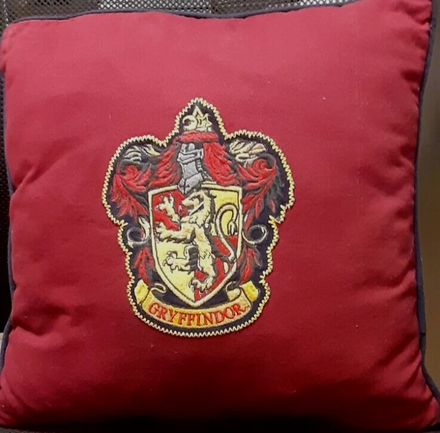 Harry Potter Throw Pillow Red and Black Gryffindor 16 x 16 Inches