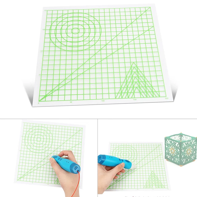 MULTIUSE DRAWING MAT 3D Printing Pen Basic Template Geometric Tool M5U2 ...