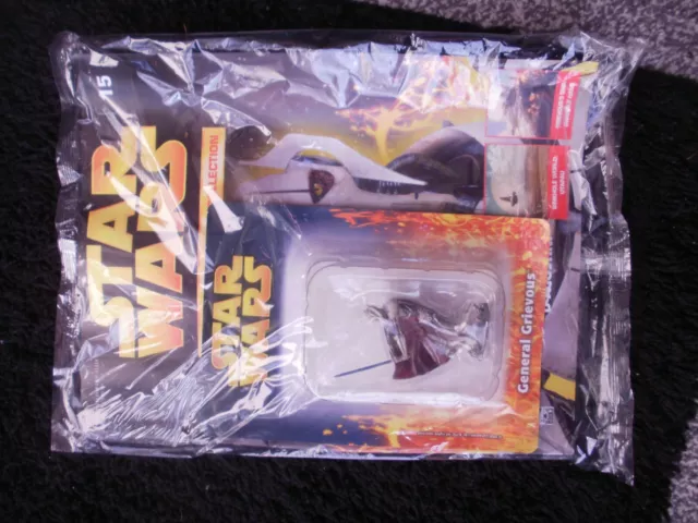 Star Wars The Official Figurine Collection No 15 GENERAL GRIEVOUS  IN BAG SEALED