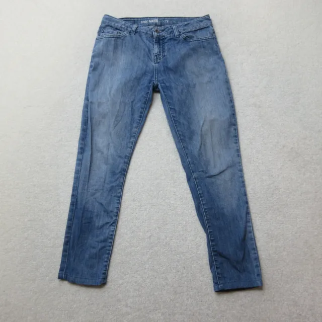 VANS Jeans Boys Age 7 W29 L26 Blue Mid Wash Denim Skinny Fit Casual Cotton Blend