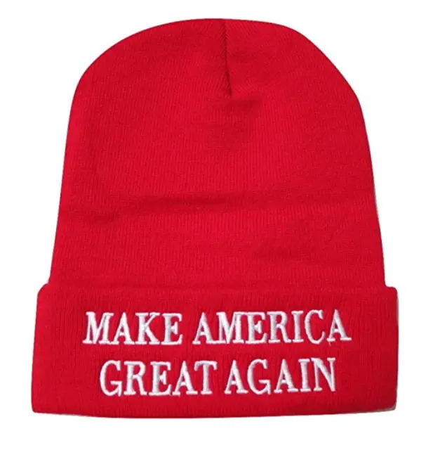 Make America Great Again MAGA Donald Trump Knit Skull Cap Hat Beanie