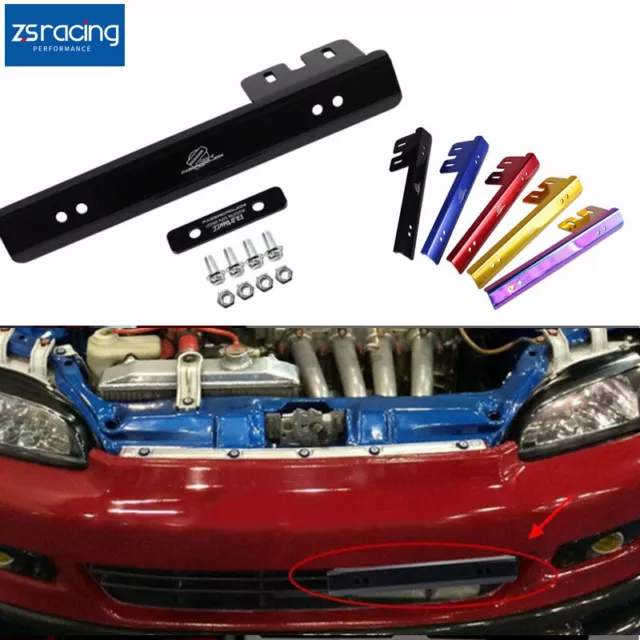 Front Relocator Bracket Adapter License Plate Frame Bracket for Honda Civic JDM