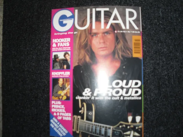 The Guitar Magazine - Vol 1 #7 Mark Knopfler, John Lee Hooker Prince The Cult