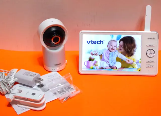 Vtech RM7766HD 7" Smart Wi-Fi Remote Access 1080p Pan & Tilt Video Baby Monitor