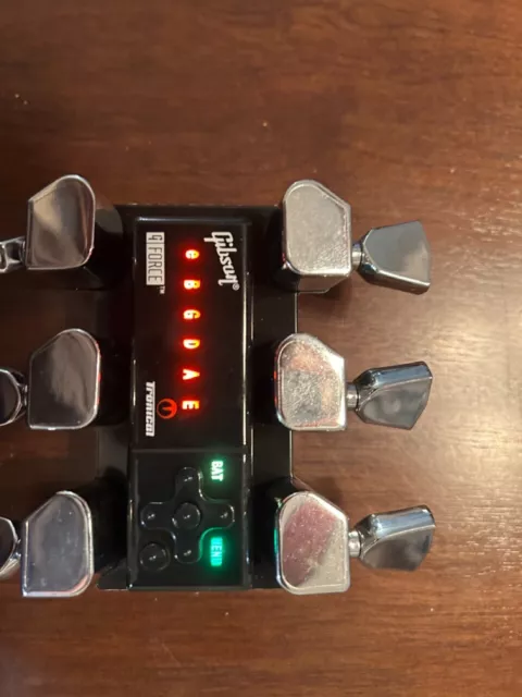 Gibson G-Force Tronical Robo Tuners Autotune Chrome w/Battery Les Paul SG