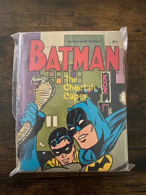 BATMAN THE CHEETAH Caper Big Little Book #31 1969 Authorized Edition