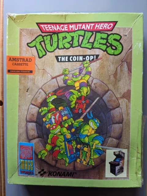 Amstrad CPC Cassette - Teenage Mutant Hero Turtles: The Coin-Op