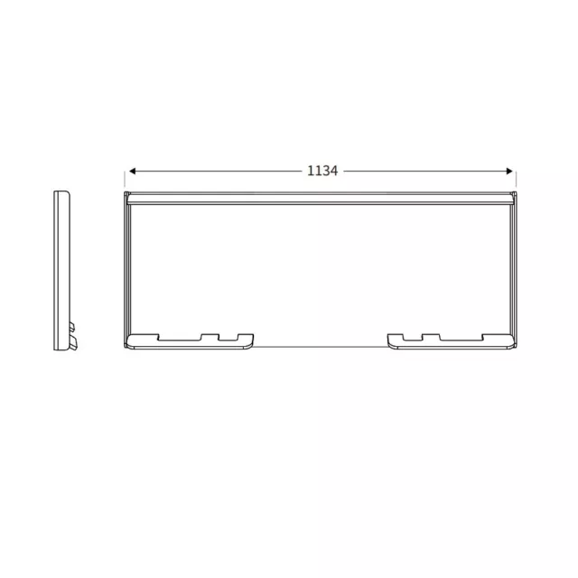 1800Kg Pallet Forks - Impact Attachments To Suit Skid Steer & Track Loader 3