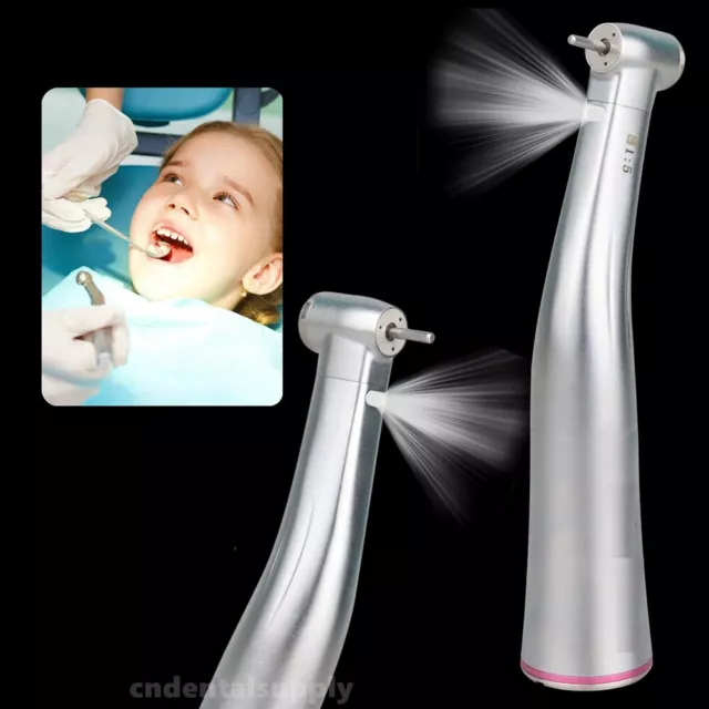 Contra-ángulo dental 1:5 Pieza de mano con luz LED para Sirona NSK KAVO rojo
