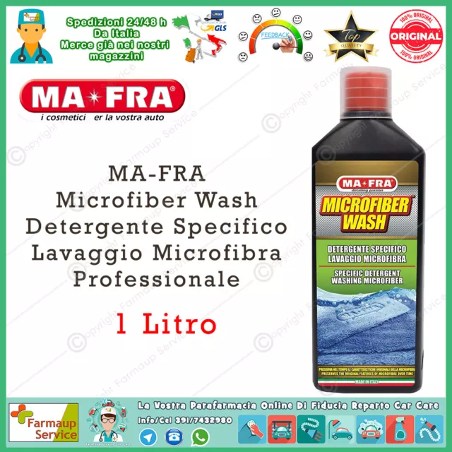 MAFRA Microfiber Wash 1litro Lavaggio Panni in Microfibra Professional –  Ricambi Auto 24