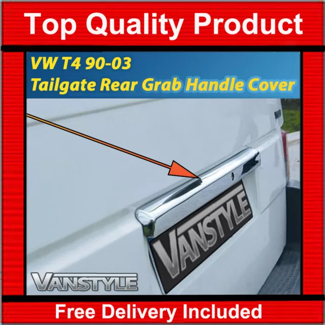 Fits Vw T4 Transporter Tailgate Handle Cover Stainless Steel Grab Handle Cover