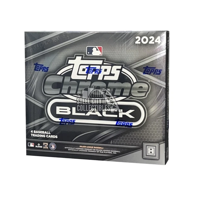 2024 TOPPS CHROME Black Baseball Hobby Box 175.95 PicClick