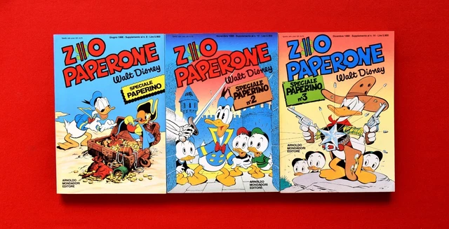 ZIO PAPERONE SPECIALE Paperino 1-2-3 Serie Completa Del 1988 "Ottimo ...