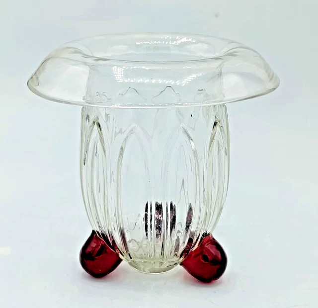 Vase vintage en verre tchèque par Jan Beranek pour Skrdlovice, années