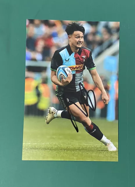 MARCUS SMITH - *proof* HARLEQUINS & ENGLAND RUGBY - SIGNED 6X4 PHOTO +COA