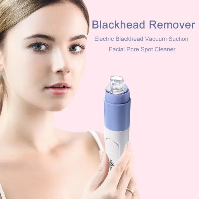 Mini Blackhead Remover Facial Pore Vacuum Extractor Acne Cleaner (Purple)