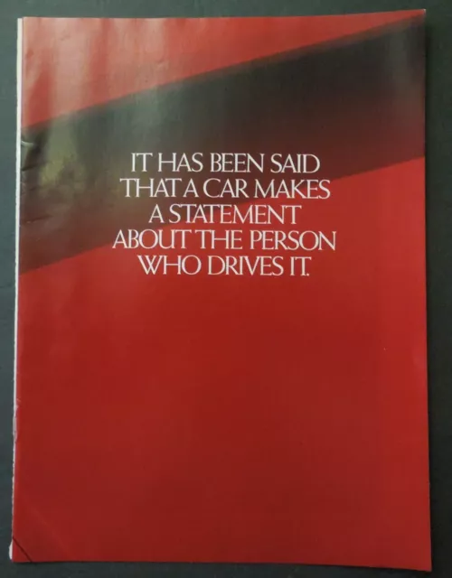 1990 ACURA NSX 12 Page Magazine Booklet Ad