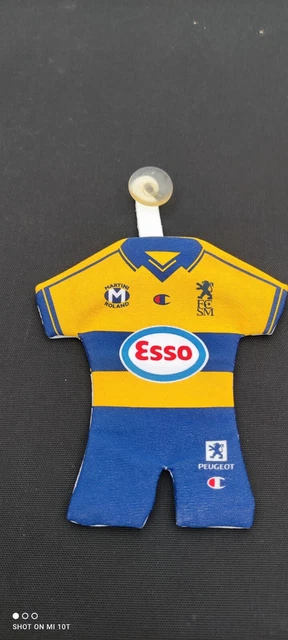 Accroche-vitre Publicitaire FC Sochaux-Montbéliard - Vintage - Format 16x12 Cm - Jaune