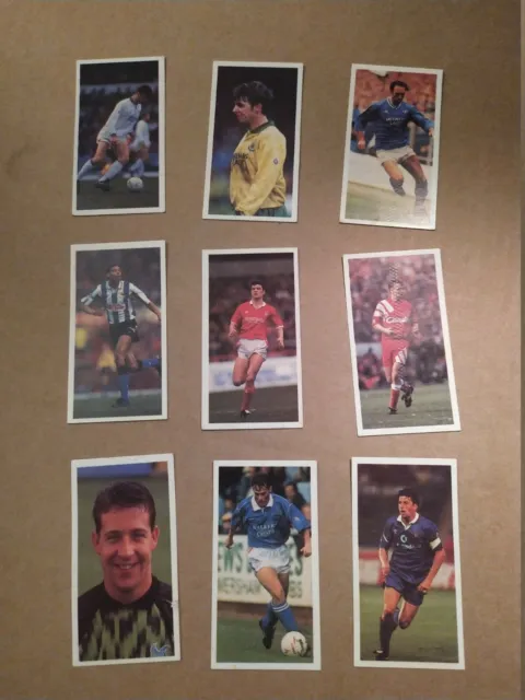 Various Barratt Football Candy Sticks Cards 92 | 1992 Series of 48