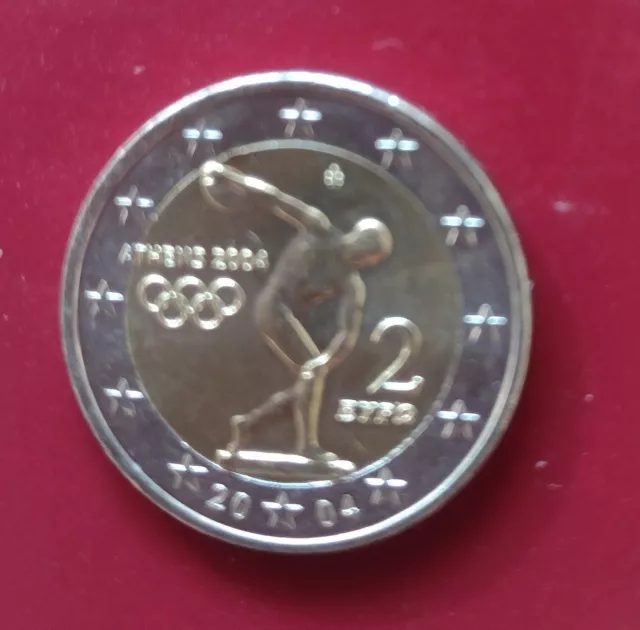 2 Euro Gedenkmünze Griechenland 2004 Olympische Spiele in Athen UNC