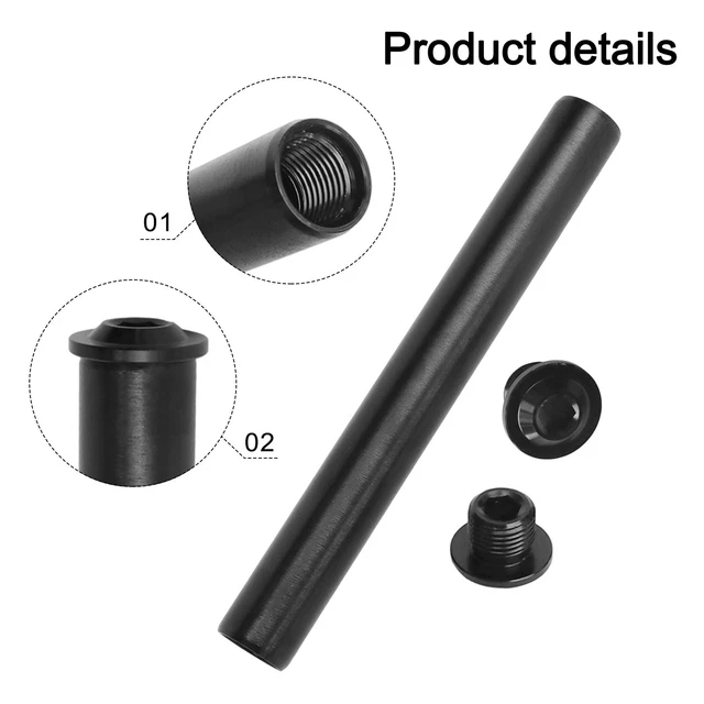 Axe Traversant De Fourche Avant Robuste Et ??crou Pour V??lo