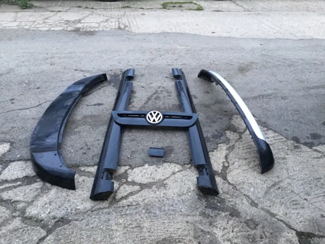 Vw Polo Mk7 9N3 2009 Bluemotion Black Complete Bluemotion Kit & Front Grill 5Dr 2