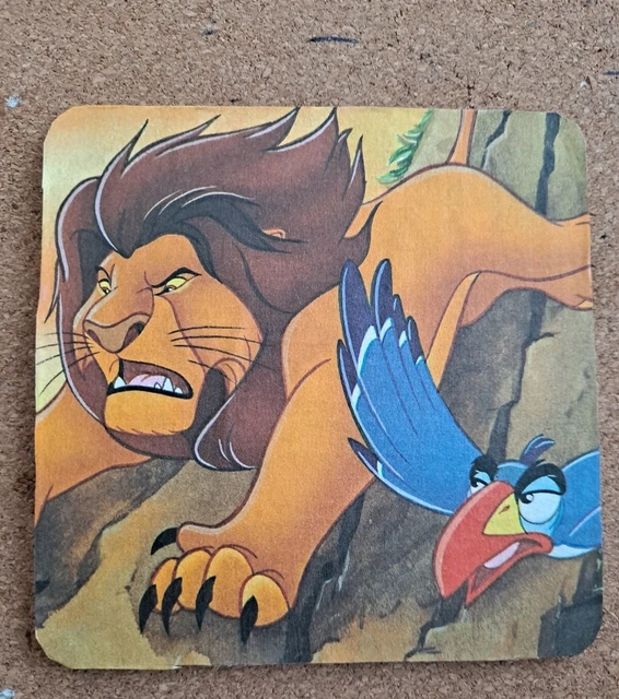 DISNEY LION KING Mufasa and Zazu Save Simba Coaster Made From Book