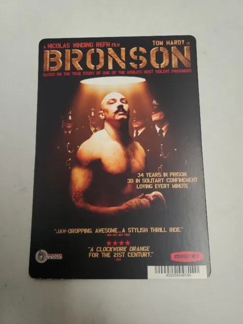 Bronson BLOCKBUSTER SHELF DISPLAY DVD BACKER CARD ONLY 5.5"X8"