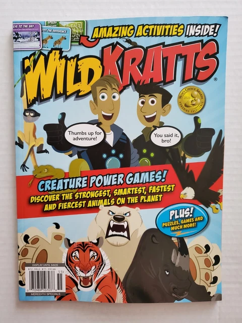 WILD KRATTS MAGAZINE Amazing Activities Inside! 2025 £8.34 - PicClick UK
