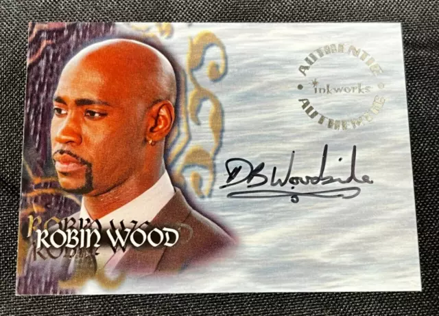 2002 Inkworks Buffy Vampire Slayer DB Woodside Robin Wood A40 Autograph Card AA