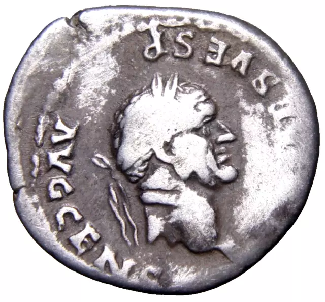 VESPASIAN, (69-71 A.D.), silver denarius, Spanish Mint Lovely Silver Roman Coin